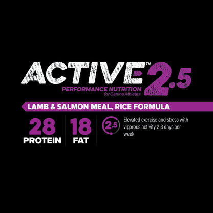 Active Level 2.5 protein and fat content